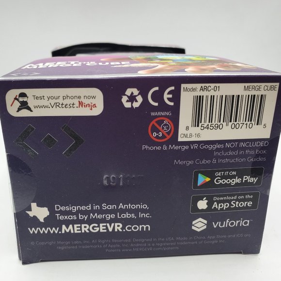 MERGE CUBE AUGMENTED & VIRTUAL REALITY SCIENCE & STEM EDUCATIONAL TOY - Picture 7 of 7